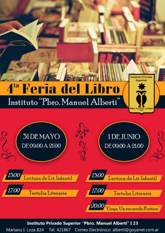 4ta. Feria del libro en Instituto Alberti